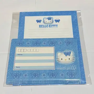 헤이세이 레트로 헬로키티 레터 세트 1999년