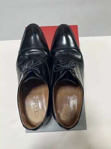 REGAL 리 스트레이트 팁 26cm 블랙 비즈니스 슈즈 내피