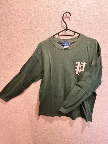 PHATRNK 그린 롱 슬리브 티셔츠 L