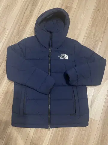 THE NORTH FACE 후드 부착 다운 자켓 M 네이비