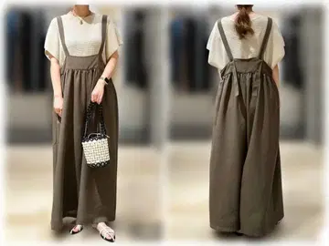 LEPSIM [ 린넨 라이크 드라이 시리즈 ] 스카초 살로펫 (브라운)