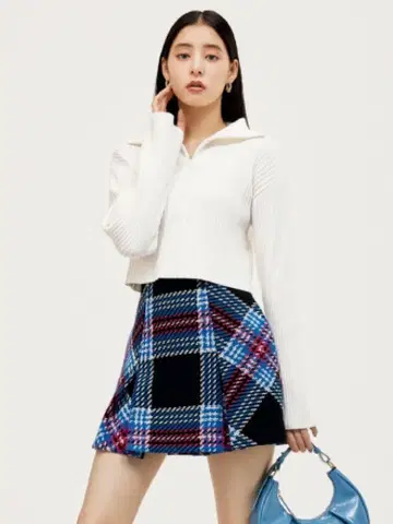 SNIDEL 숏 리브 니트 풀오버