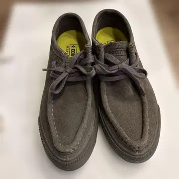 새상품급 Converse 그레이 스웨이드 로우컷 신발 24cm