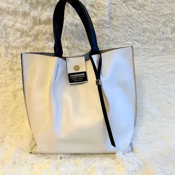 GIANNI CHIARINI 천연 가죽 토트백 화이트 잔니 키아리니