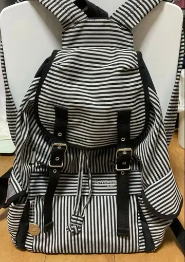 OLIVEdeOLIVE 여성용 럭색 스트라이프 보더 통학