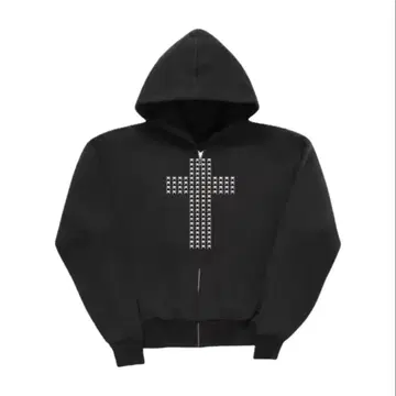studs black hoodie archive opium y2k