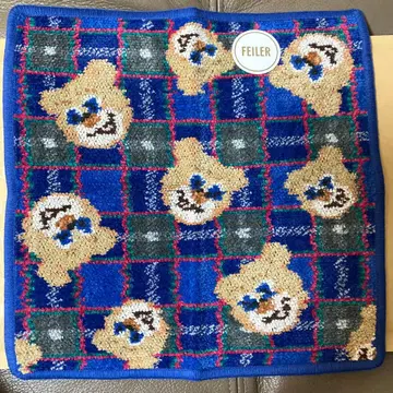 러브러리 바이 페이페이 고베 타탄 타월 손수건