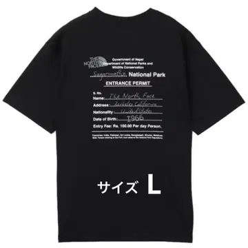 T셔츠 반팔 THE NORTH FACE 엔트런스 퍼미션 블랙