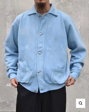 A.PRESSE 빈티지 스웨트 가디건