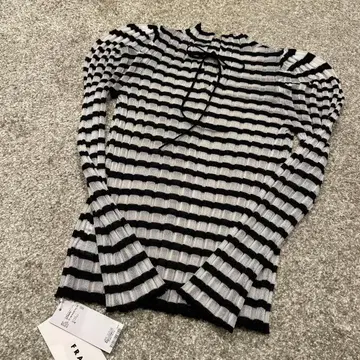 FRAY I.D 보더 퍼프 슬리브 2way 상의 비침 레이어드 이너