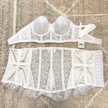 결혼식 웨딩 신부 브라이덜 이너 세트 화이트 C70