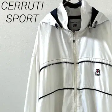 CERRUTISPORT 점퍼 후드 부착 로고 자수 포켓 부착 빅