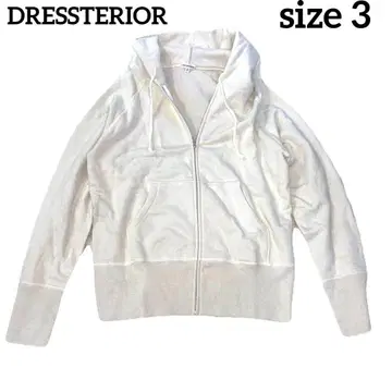 DRESSTERIOR 일본제 후드티 3 아이보리 코튼