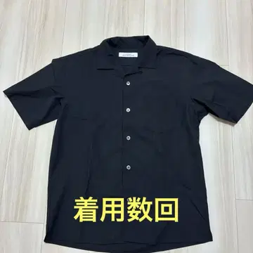 그린 레이블 릴랙싱 반팔 셔츠 M 블랙