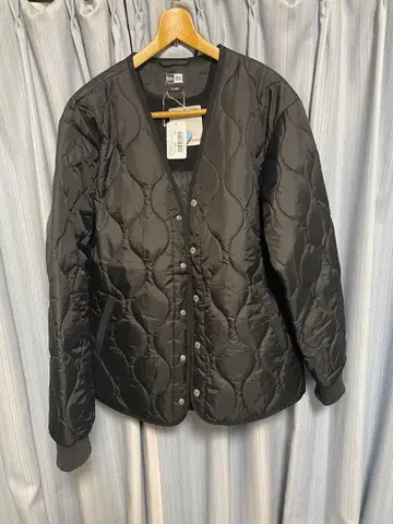 NEW ERA 퀼팅 자켓 XL 블랙