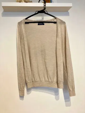 IENA 이에나 그레이 베이지 V넥 가디건