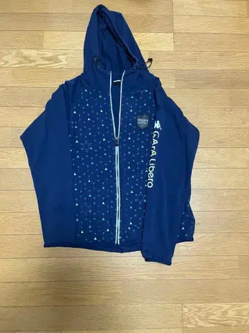 kappa 네이비 후드 부착 자켓