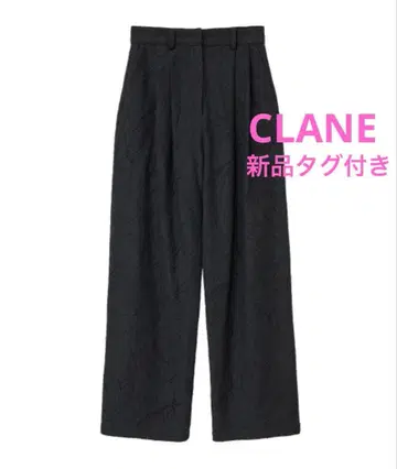 CLANE*CURTAIN LACE TUCK PANTS