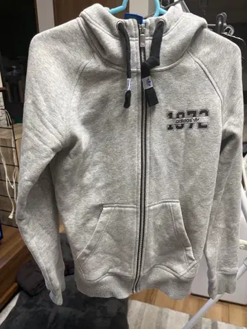 adidas 오리지널 1972 그레이 후드티 XS
