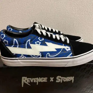새상품 리벤지 스톰 Low Top Blue Rag 30cm