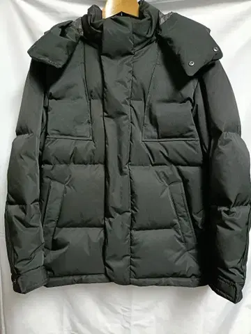 +j 유니클로 다운 오버 사이즈 후드티 M 블랙 컨디션 최상