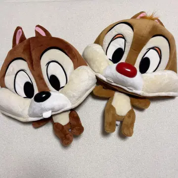 디즈니 리조트 칩과 데일 팬캡 세트