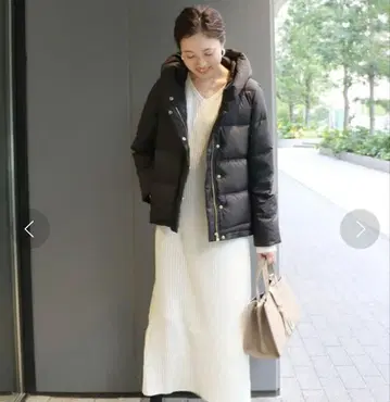 SLOBE IENA 슬로브 이에나 숄 후드 다운 코트 블랙