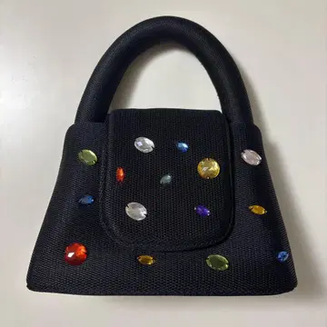 Ray Beams 블랙 비쥬 핸드백