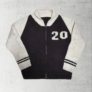 80~90s 캐나디안 카우친 스웨터