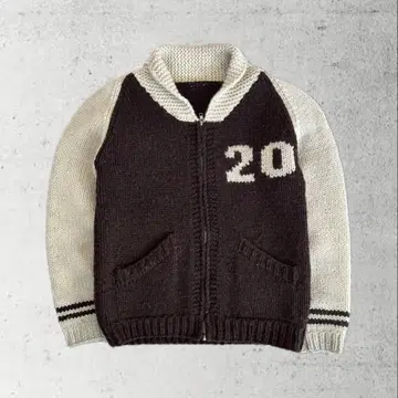 80~90s 캐나디안 카우친 스웨터