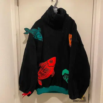 80s 초기 프랑스제 까스텔바작 플리스