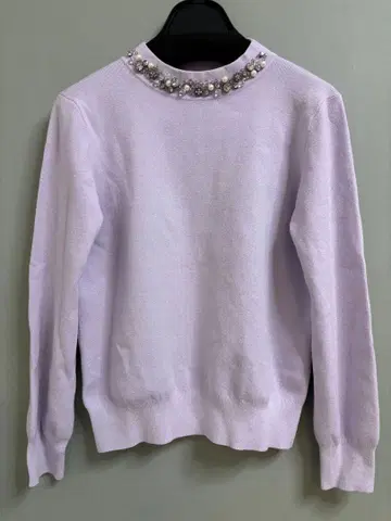 TOCCA 연보라 비쥬 긴팔 니트