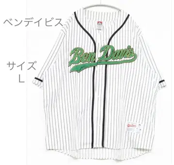 완판템 벤데이비스 BEN DAVIS 스트라이프 반팔 셔츠 L사이즈