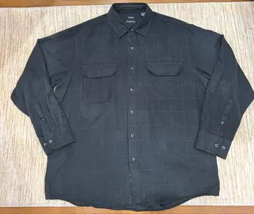 블랙 페이크 스웨이드 셔츠 자켓 L GEORGE 스웨이드 느낌 블랙