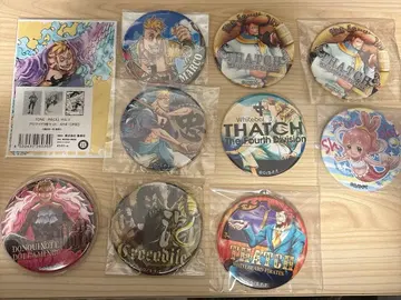 ONE PIECE 마르코 사치 도플라밍고 크로커다일 캔뱃지