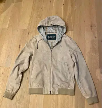 [새상품급 중고] Herno 헬노 스웨이드 후드티