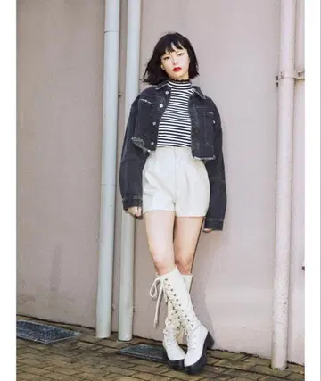 jouetie 숏 데님 G자켓