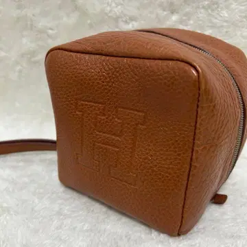 [ 레어 ] HIROFU 주사위형 미니백 가죽 컨디션 최상 히로후 파우치