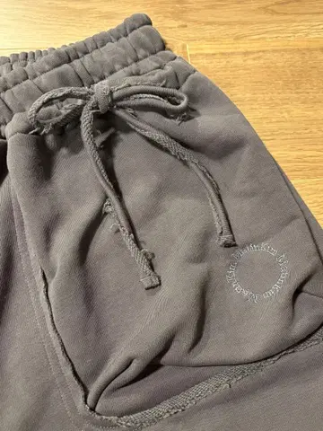 Martin kim 그레이 스웨트 팬츠 허리밴딩