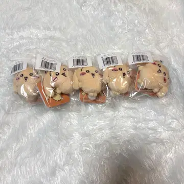 치이카와 토끼투성이 복권 E상 인형 배지(야하) 5개 세트