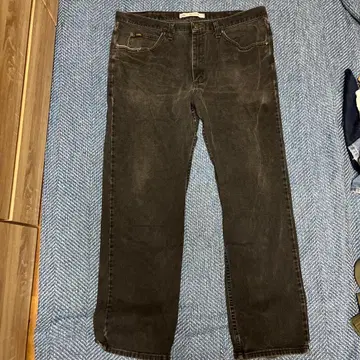 리 블랙 스트레이트 데님