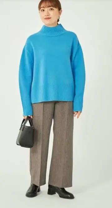 그린 라벨 릴랙싱 트위드라이크 플레어 팬츠 모카 XS 34