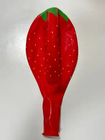 카테 24인치 스트로베리 패턴 고무풍선 1개 미사용 새상품 3