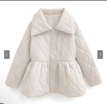 GRL 퀼팅 페플럼 자켓[kd88]아이보리