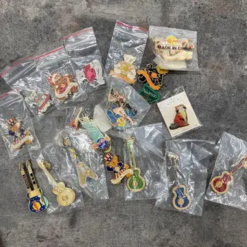 하드 록 카페 캔뱃지 핀 배지 후쿠오카 생일