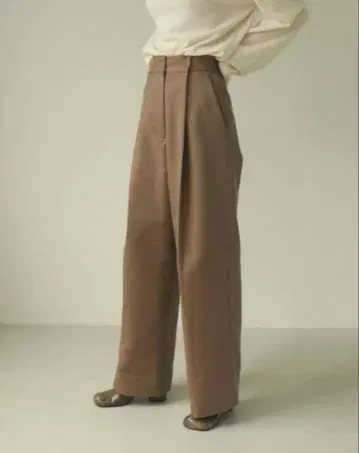 todayful 샴브레이 트윌 트라우저