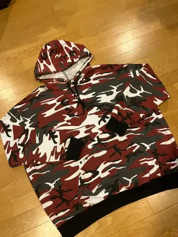 ROTHCO 로스코 초특대 size 3XL 레드 시티 카모플라쥬 후드티