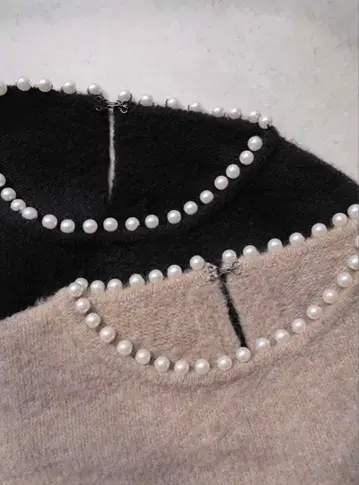 herlipto 펄 네크리스 니트 풀오버