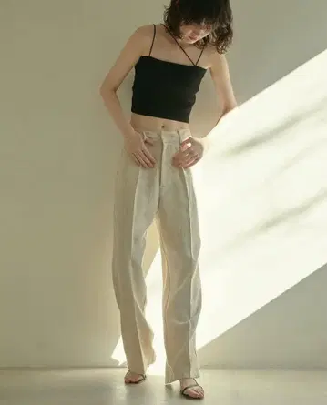 dium. summer tweed stright pants