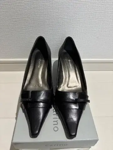 carino 블랙 하이힐 스틸레토 23.5cm